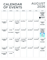August Calendar