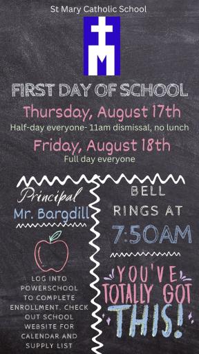 Back to School Flier